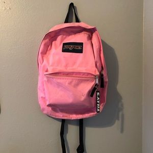 pink jansport backpack